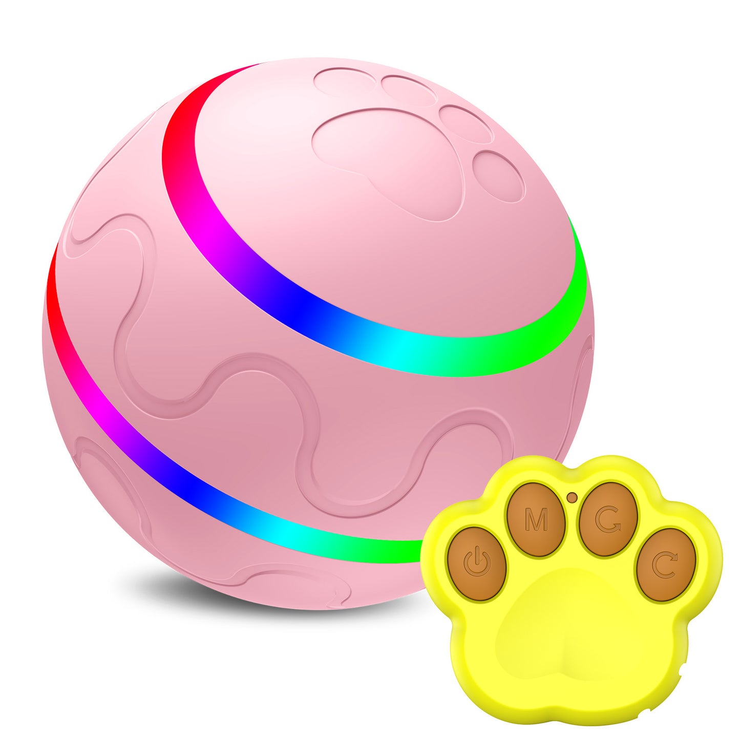 Auto-Rolling Pet Ball – Indoor Exercise Toy for Cats & Dogs