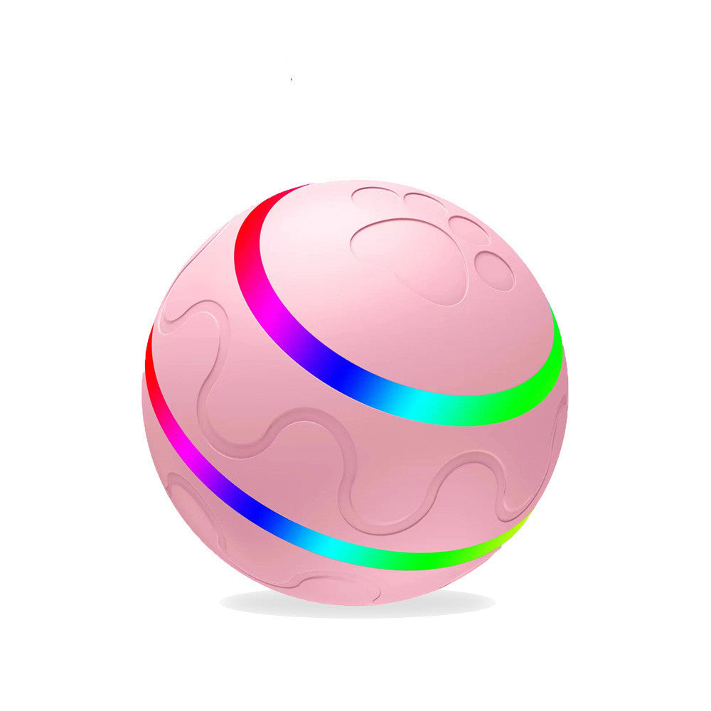 Auto-Rolling Pet Ball – Indoor Exercise Toy for Cats & Dogs